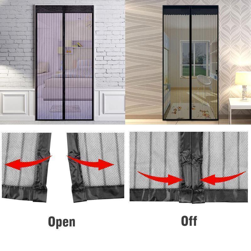 Lisslune | Magnetic Fly Screen Door with Velcro Closure