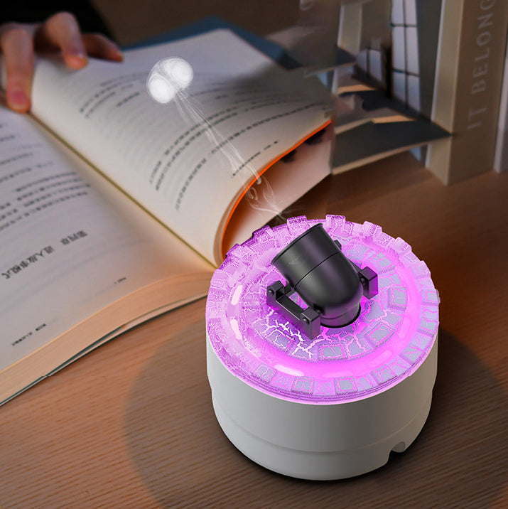 Lisslune | Cannon Humidifier Aroma Diffuser Water Mist Night Light Lava Perfect Gift