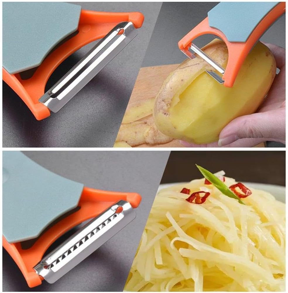Lisslune | TwinPeel - Multifunctional Fruit and Vegetable Peeler with Grater
