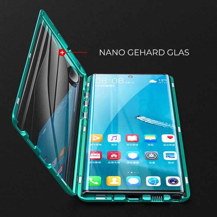 Lisslune | Magnetic Tempered Glass Dual-Sided Phone Case for Samsung