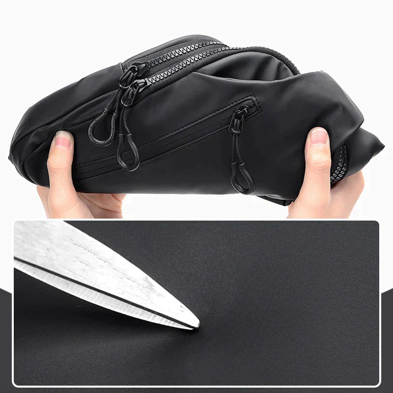 Lisslune | UrbanShield Waterproof Crossbody Bag with Anti-Theft Design