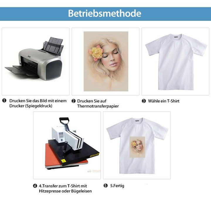 Lisslune | Crafting Transfer Paper for Inkjet Printers (5 sheets)