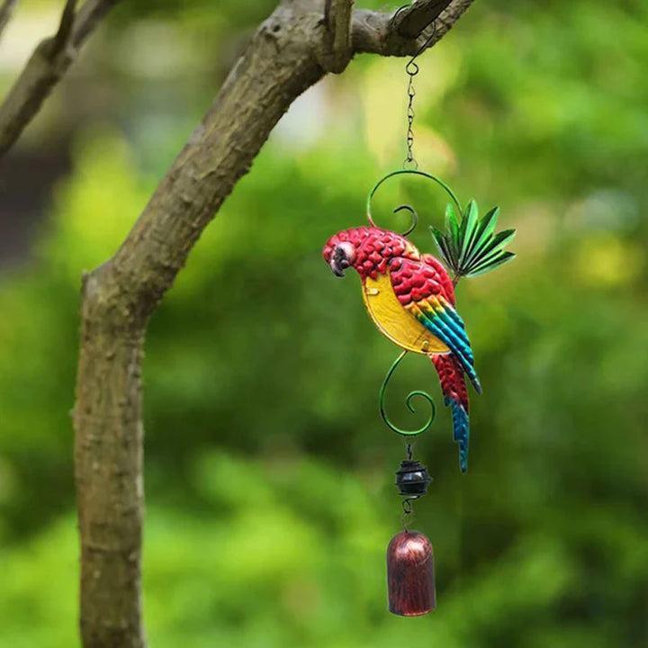 Lisslune | Three-dimensional parrot wind chime, hanging decoration