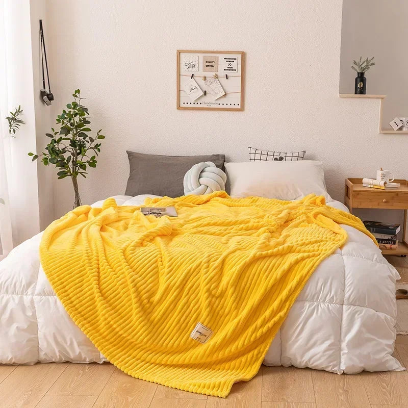Lisslune | Thick Flannel Autumn Blanket - WarmHaven