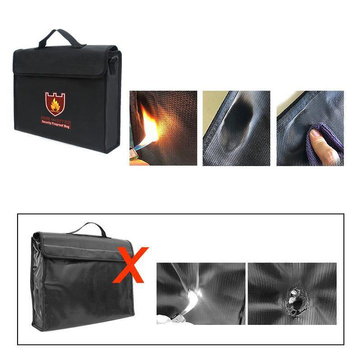 Lisslune | Fireproof and Water-Repellent Document Bag