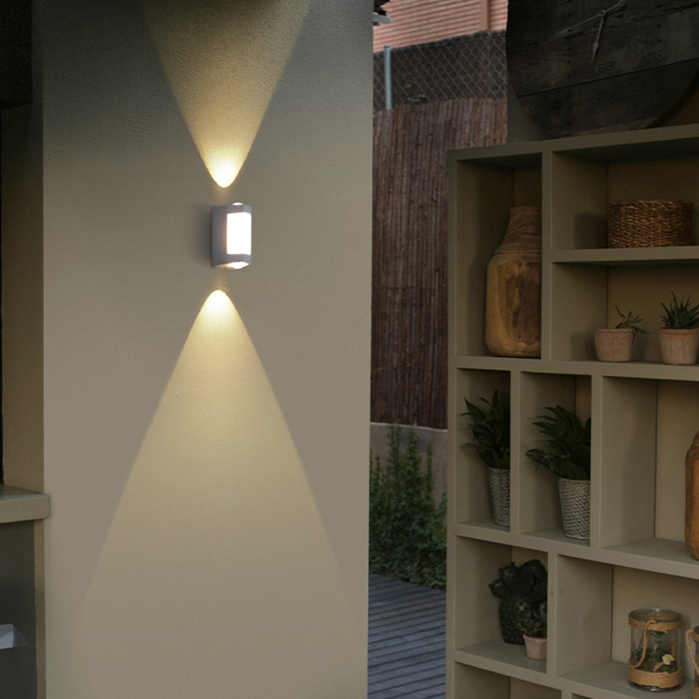 Lisslune | Solara Outdoor Wall Lamp – Mains Powered LED Lighting for Garden & Garage