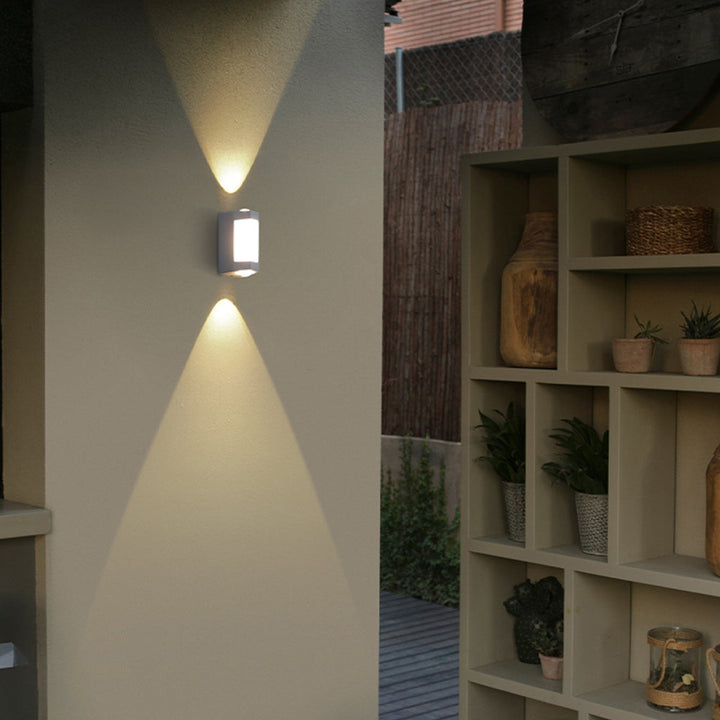 Lisslune | Solara Outdoor Wall Lamp – Mains Powered LED Lighting for Garden & Garage