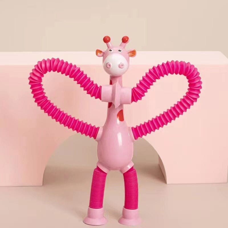 Lisslune | Telescopic Suction Cup Giraffe Toy