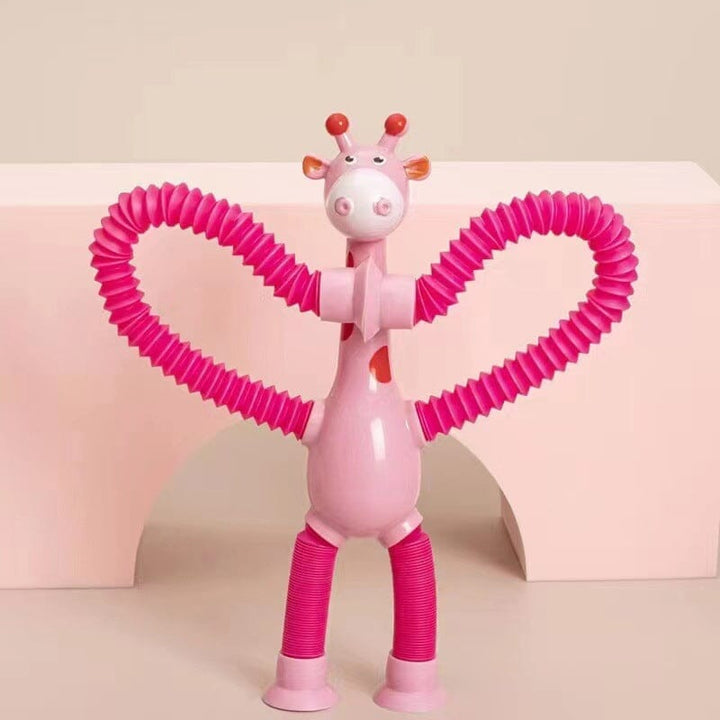 Lisslune | Telescopic Suction Cup Giraffe Toy