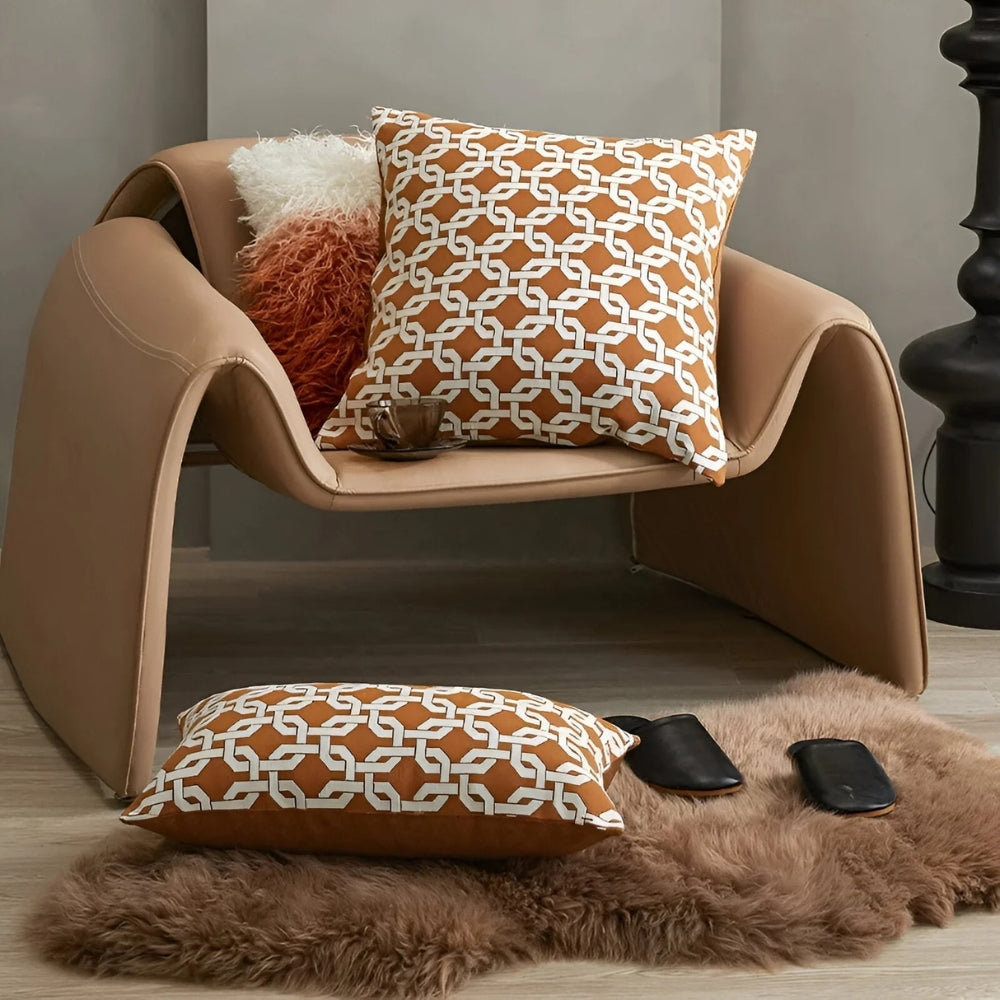 Lisslune | Modern Interlock Pattern Cushion Cover