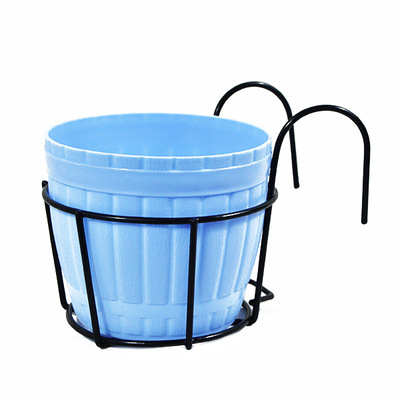 Lisslune | Practical plant pot holder with stable metal frame for balcony and terrace