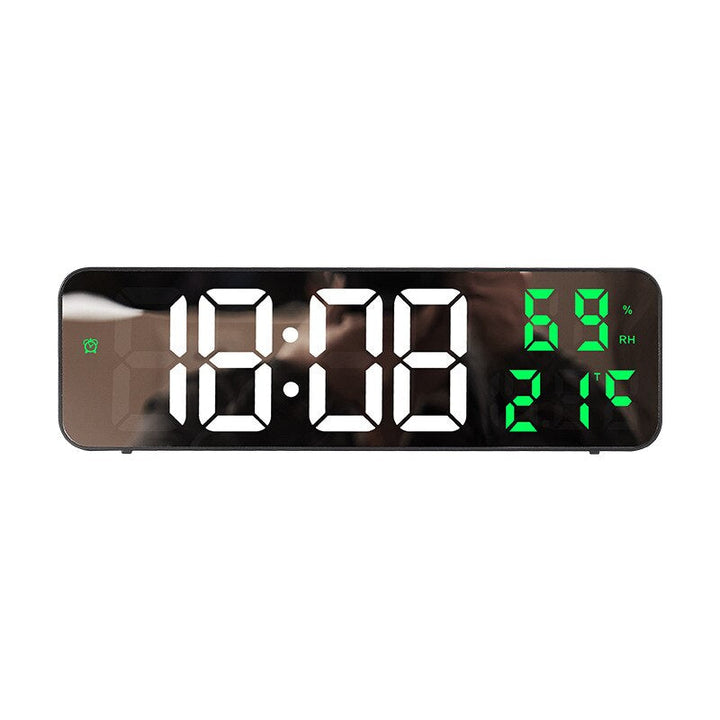 Lisslune | ClimaGlow Smart LED Wall Clock – Overview of Time and Climate