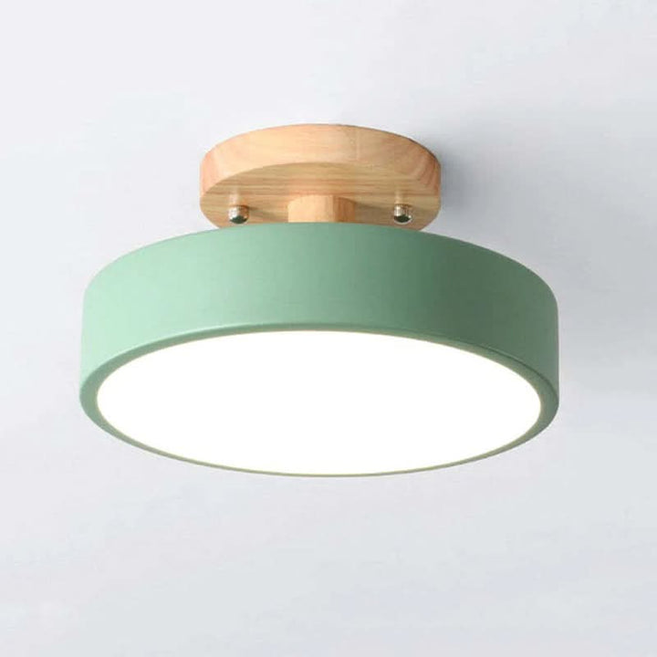 Lisslune | Modern Wood LED Ceiling Light with Dimmable Function