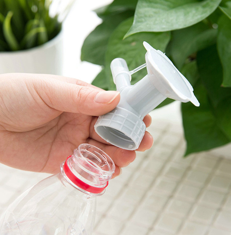 Lisslune | 2-in-1 Double Cap Bottle Spray Nozzle – Mini Spray Head for Garden Irrigation