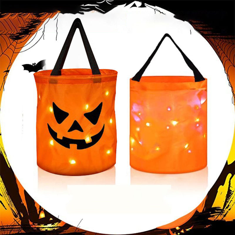 Lisslune | Personalized glowing pumpkin bag