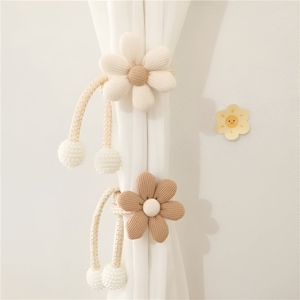 Lisslune | Whimsical Flower Curtain Tie Back