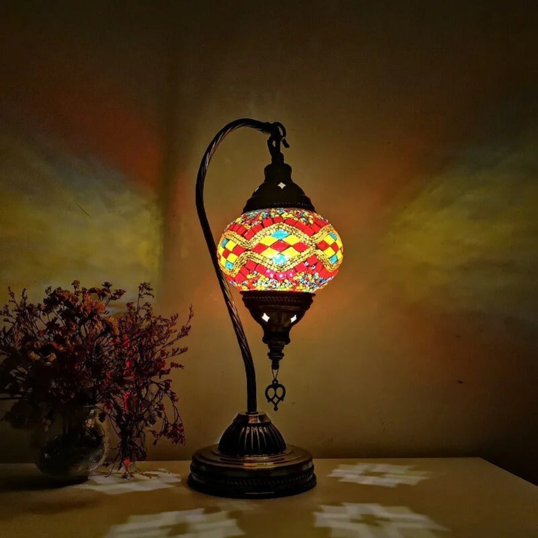 Lisslune | VibrantStyle - colorful glass mosaic lamp