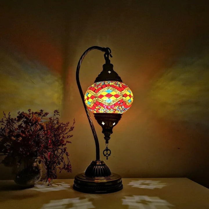 Lisslune | VibrantStyle - colorful glass mosaic lamp