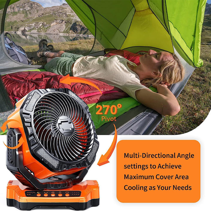 Lisslune | Camping LED Fan with Light