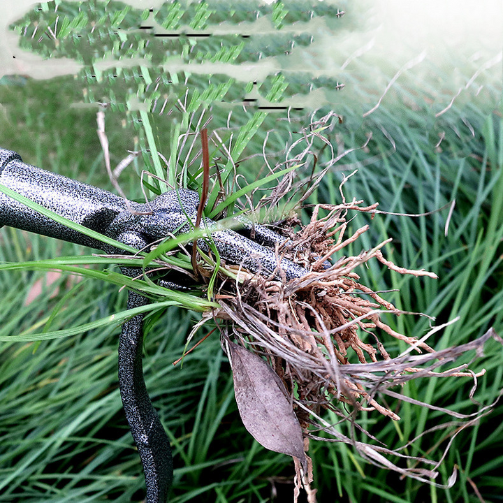 Lisslune | Weed puller with 4-claw head – Effective garden tool made of iron for root removal