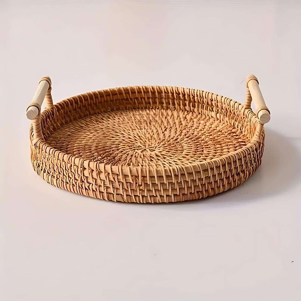 Lisslune | RattaTray – Handmade serving tray made of rattan