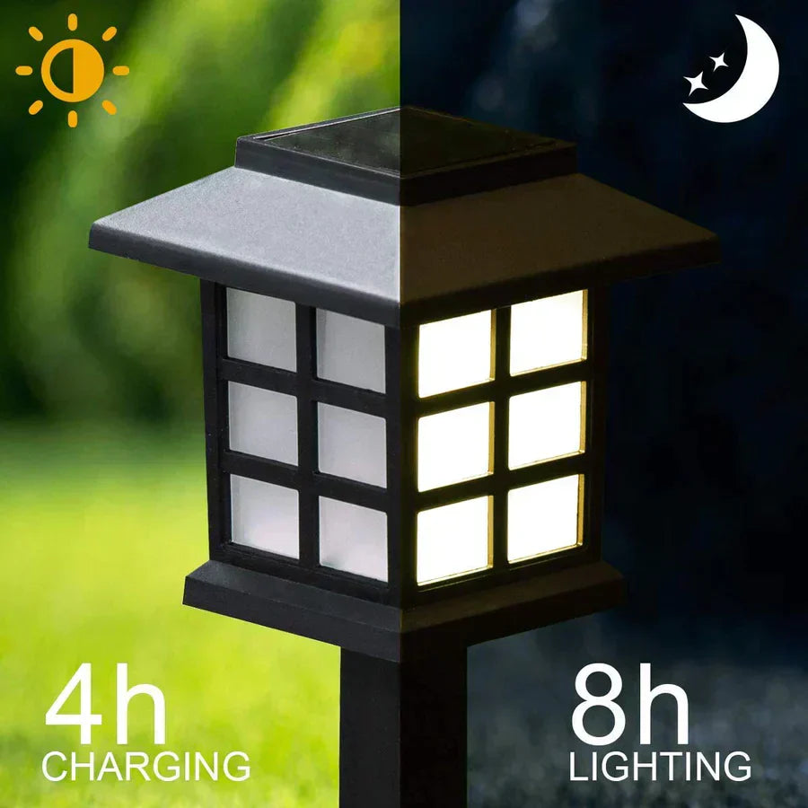 Lisslune | LuminaQuad - Solar LED garden lamp