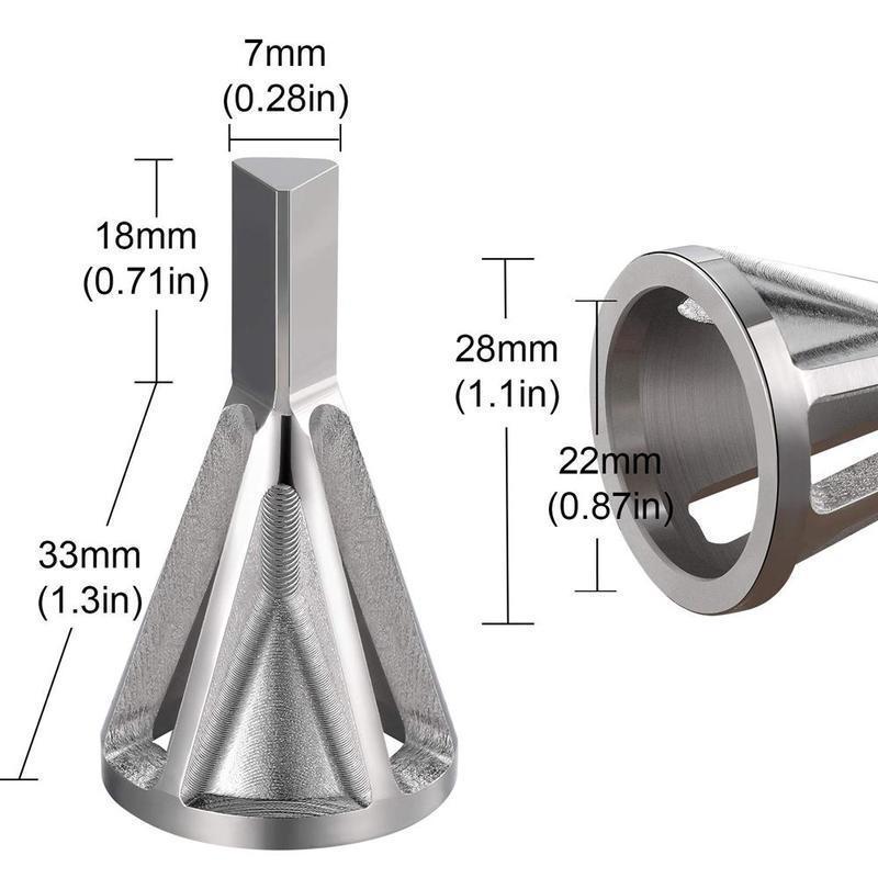 Lisslune | Deburring tool for external edges screws (2 pieces)