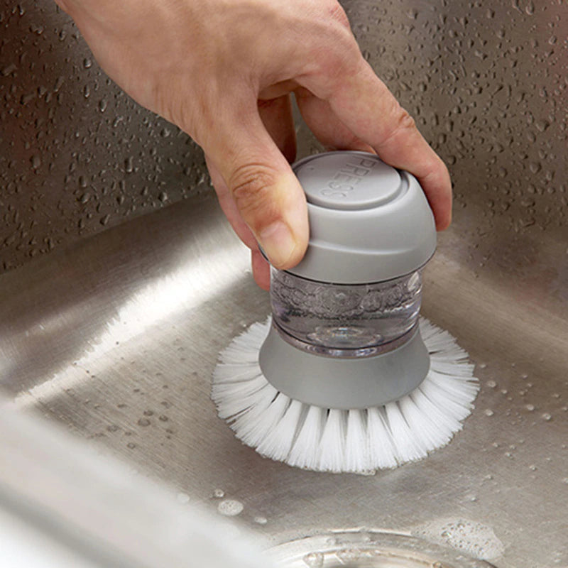 Lisslune | Non-stick Automatic Soap Dispensing Dish Cleaning Brush