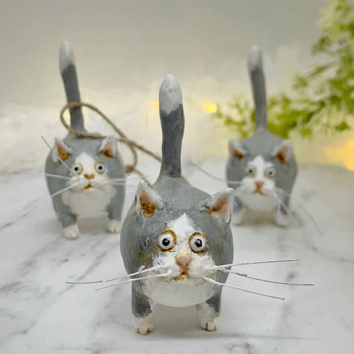 Lisslune | Handmade, Unique Cat Christmas Ornament