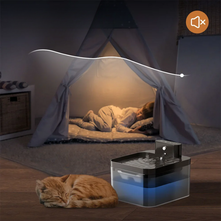 Lisslune | Automatic – Wireless Drinking Fountain for Cats with Sensor