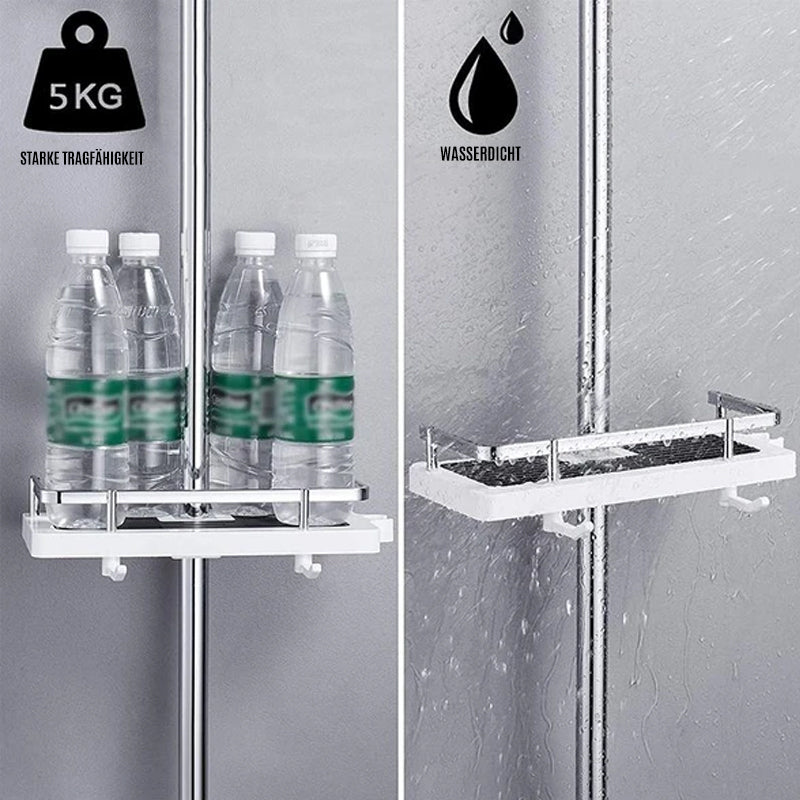 Lisslune | Shower rod storage shelf