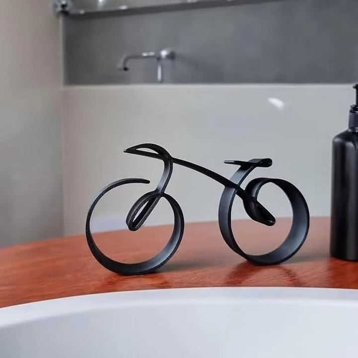 Lisslune | WireframeBike - Abstract Bike Sculpture Decor