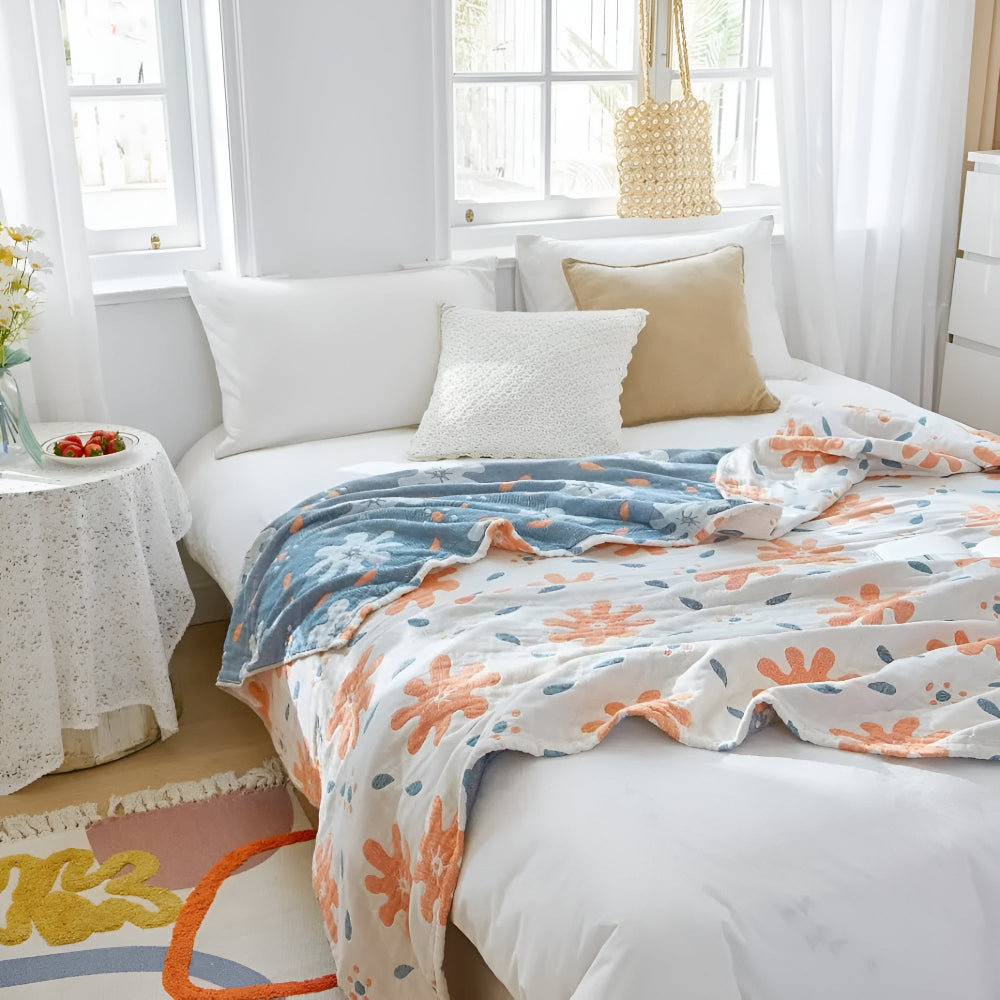 Lisslune | Abstract Sunny Reversible Blanket
