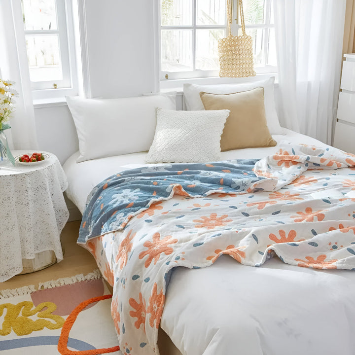 Lisslune | Abstract Sunny Reversible Blanket
