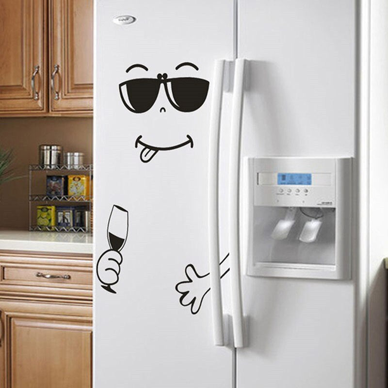 Lisslune | Cute Happy Fridge Decal