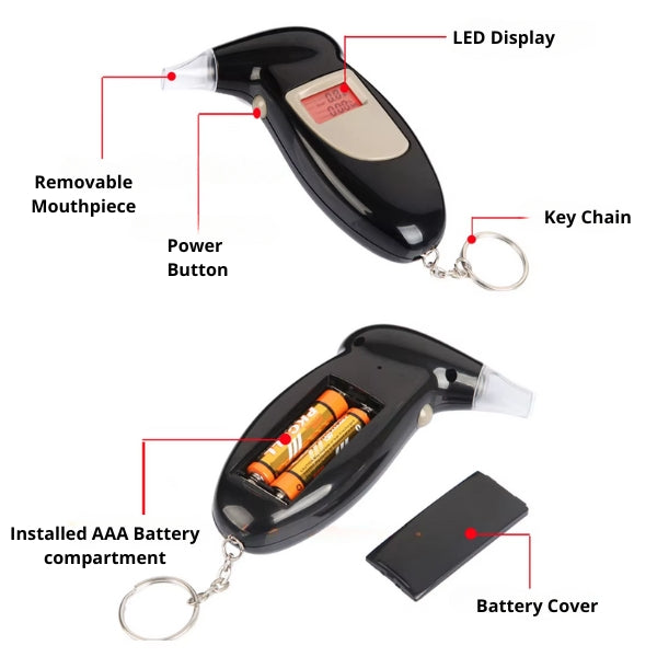 Lisslune | Ketone Breath Meter - Accurate Ketogenic Test Kit for Monitoring Ketosis Levels