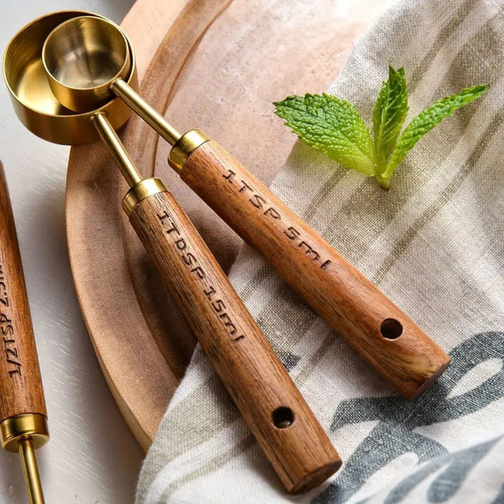Lisslune | Golden Measuring Spoon Set