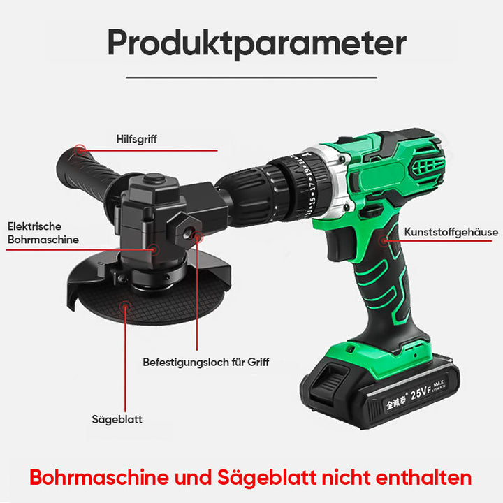 Lisslune | Converter head for angle grinder