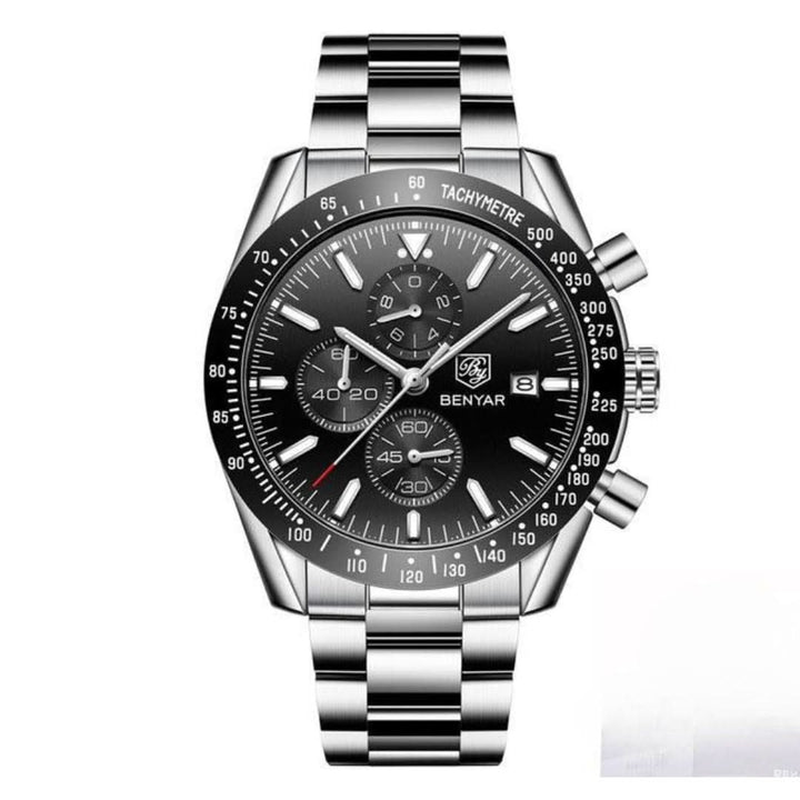 Lisslune | Men’s Waterproof Quartz Watch with Leather Strap