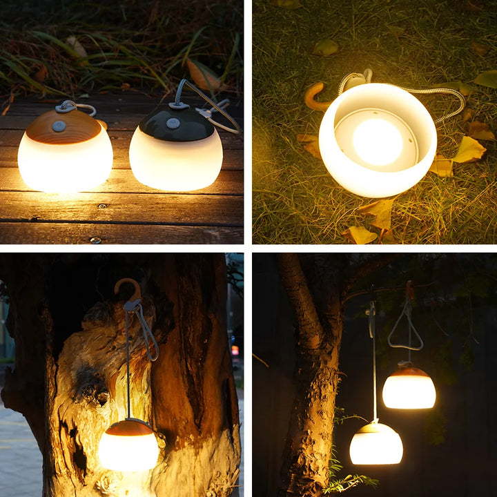 Lisslune | Retro LED Camping Lamp - Rechargeable USB Light