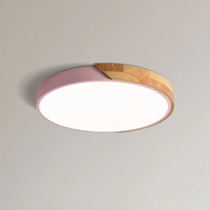 Lisslune | Delos – Scandinavian Wooden LED Ceiling Light | Modern Energy-Efficient Interior Lighting