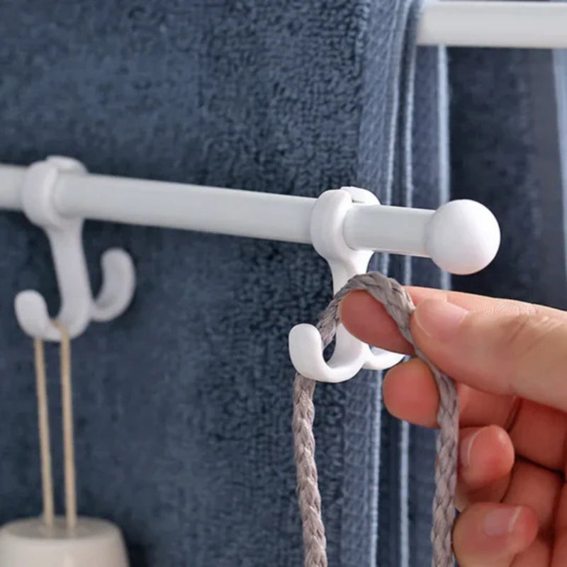 Lisslune | FlexiRack – Foldable, rotating wall mount and towel holder