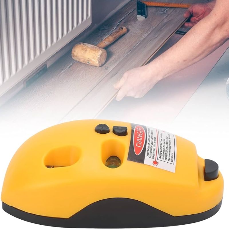 Lisslune | AlignMaster 2-Line Laser Level – Portable Leveling Device with 90° Projection