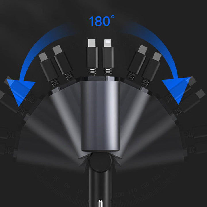 Lisslune | 3-in-1 Fast Charge Car Charger