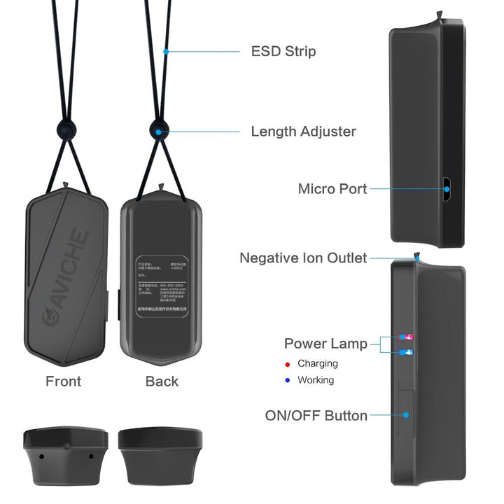 Lisslune | Personal Portable Air Purifier Necklace