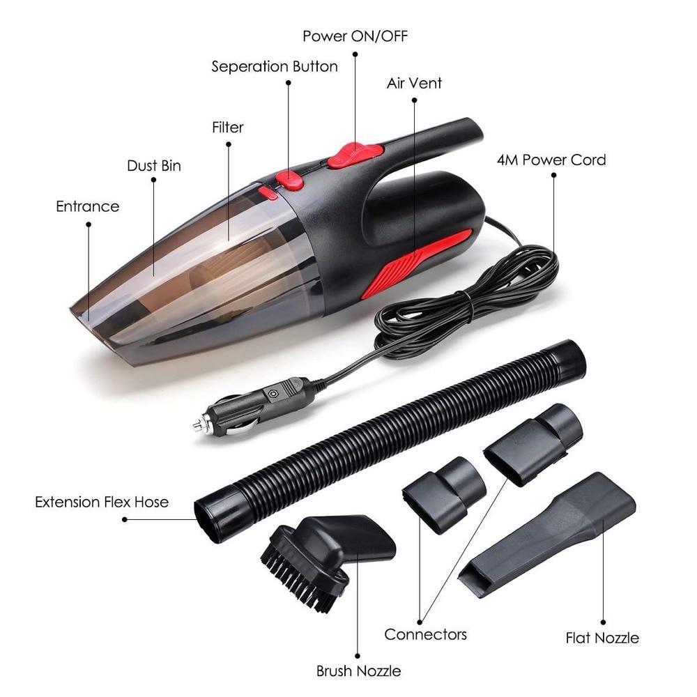 Lisslune | Car Vacuum - Handheld Vacuum cleaner