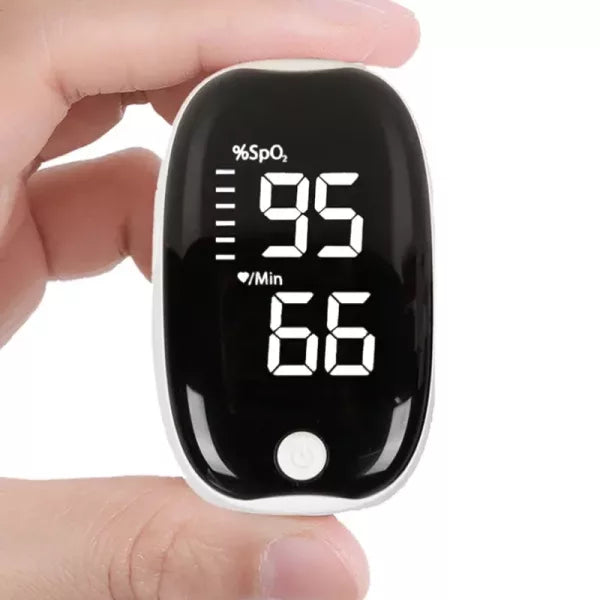 Lisslune | Fingertip Pulse Oximeter | Fast, Accurate Blood Oxygen Monitor with LED Display for Home Health Tracking