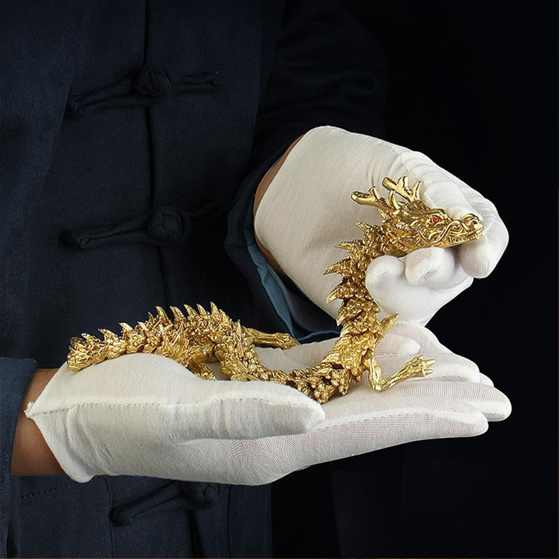 Lisslune | Golden Dragon with movable joints