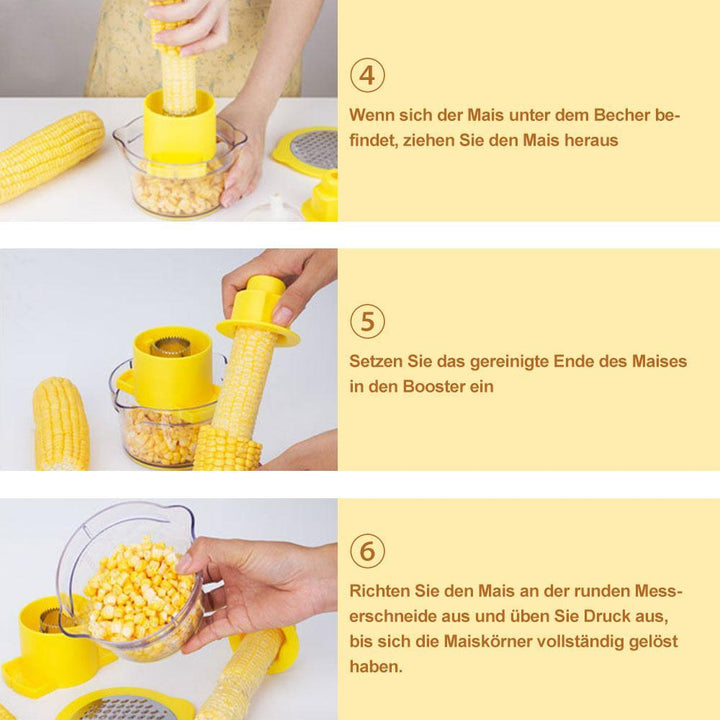 Lisslune | Peeling machine for corn made of stainless steel