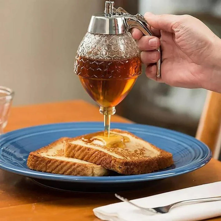 Lisslune | Stylish Honey Dispenser with Drip-Free Technology – Precise Dispensing without Spillage